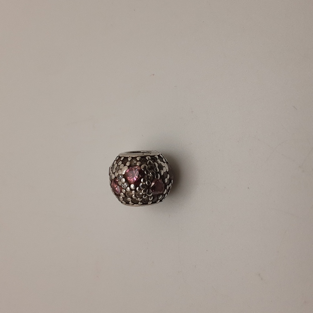 Authentic Pandora Shimmering Heart Charm - Picture 3 of 5